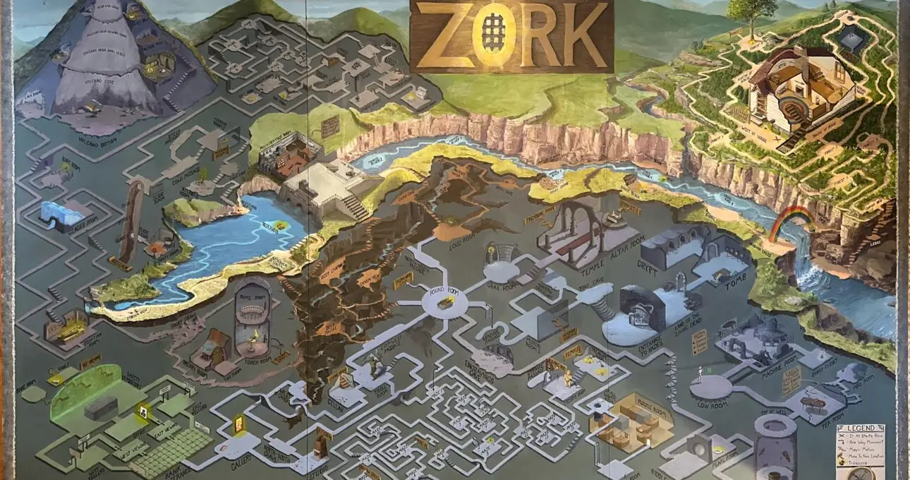 Beyond Zork map