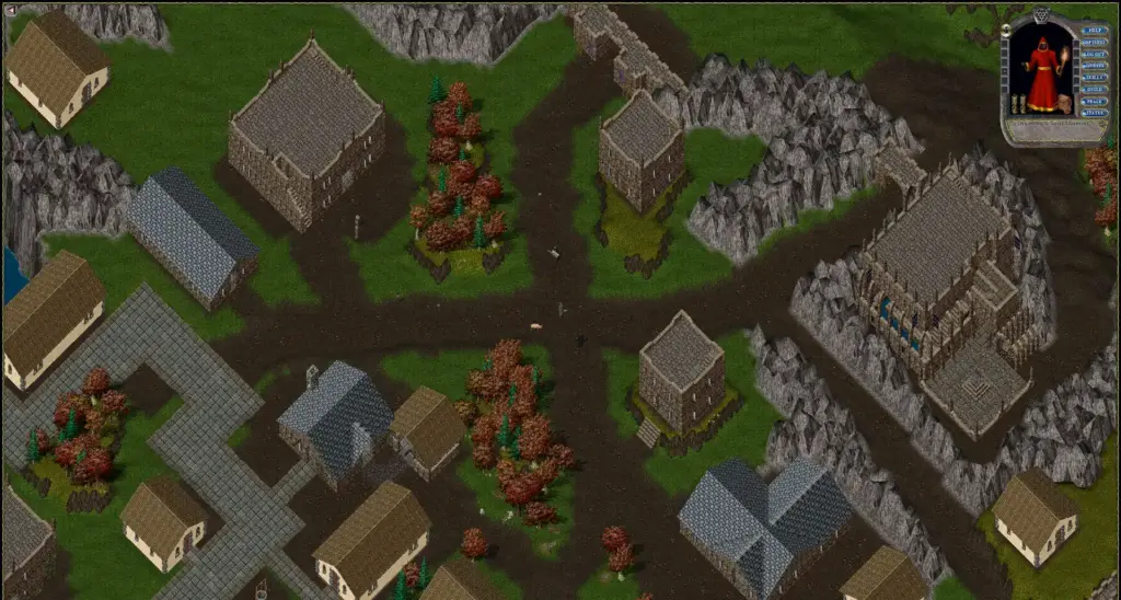 A town in Paths of Virtue